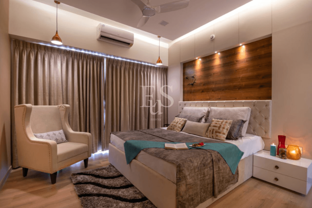 Refreshed living area with updated TV unit design